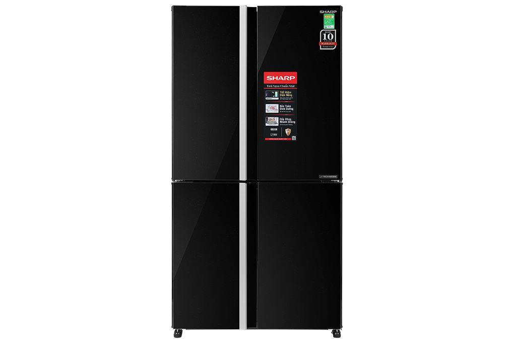 Tủ lạnh Sharp SJ-FX610V-MK trong ảnh anh cung cấp