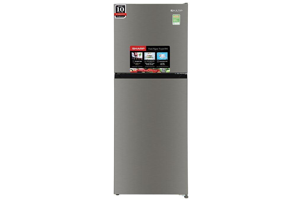 Tủ lạnh Sharp SJ-X215V-SL trong ảnh anh cung cấp