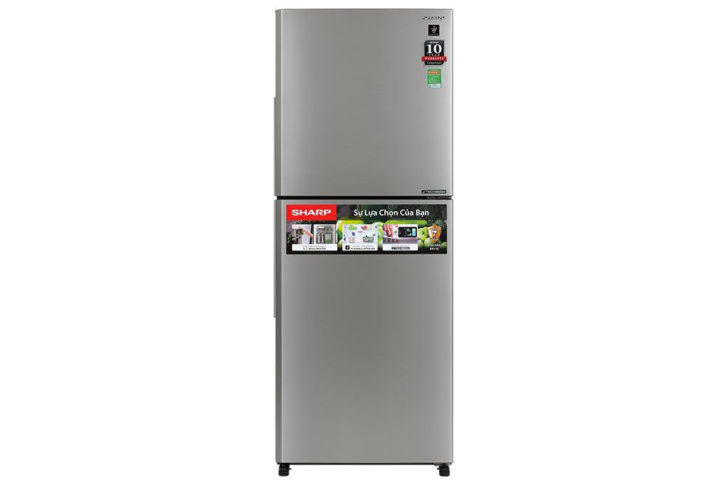 Tủ lạnh Sharp SJ-XP352AE-SL trong ảnh anh cung cấp